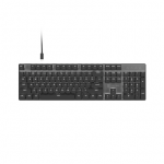 Natec Amberjack | Keyboard | Wired | US | Linear | White backlight