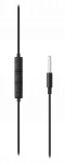 E130 pusiau į ausis įdedamos ausinės STREETZ , atsiliepimo mygtukas, 3,5 mm, mikrofonas, juodos / E130-BLK / 6612038