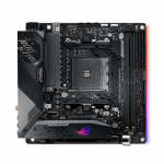 Asus ROG STRIX X570-I GAMING | Processor family AMD | Processor socket AM4 | DDR4 | Supported hard disk drive interfaces SATA, M