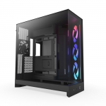 NZXT H9 FLOW RGB Midi Tower Case w/ Window Black