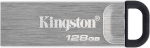 Kingston USB Flash Drive DataTraveler Kyson 128 GB, USB 3.2 Gen 1, Black/Grey