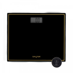 Salter 9207 BGHCFEU12 Compact Electronic Bathroom Scale, Black