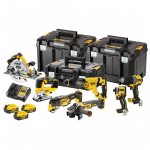 DEWALT COMBO SET 18V DCK706P3T (DCD805, DCF850, DCS355, DCH263, DCG405, DCS572, DCS334) 3x5.0Ah 3xTSTAK