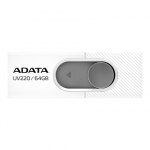 ADATA | UV220 | 64 GB | USB 2.0 | White/Gray