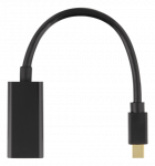 Adapteris DELTACO DP to HDMI, 3840x2160 at 60Hz, 0.2m, juodas / DP-HDMI45