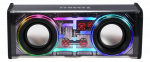Permatoma bluetooth kolonėlė STREETZ su TWS ir LED &scaron;viesos efektais / 6612078 / S310-BLK