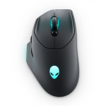 Dell | Gaming Mouse | AW620M | Wired/Wireless | USB-A | Dark Side of the Moon
