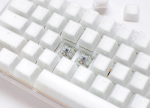 Ducky One 3 Aura White TKL Gaming Keyboard, RGB LED - MX-Red (US)