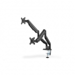 Digitus | Desk Mount | Universal Dual Monitor Mount with Gas Spring and Clamp Mount | Swivel