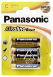 1x2 Panasonic Alkaline Power Baby C LR 14