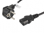 LANBERG CA-C13C-11CC-0018-BK power computer cable VDE CEE 7/7-more  C13 1.8m