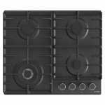 Gorenje | Hob | GW642AB | Gas | Number of burners/cooking zones 4 | Rotary knobs | Black
