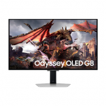 Samsung G80SD computer monitor 81.3 cm (32") 3840 x 2160 pixels 4K Ultra HD OLED Silver