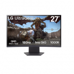 LG 27GS60QC-B.AEUQ 27inch UltraGear 1000R gebogen Gaming Monitor QHD 1ms GtG 180Hz