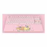 Razer Ornata V3 Tenkeyless | Gaming keyboard | Wired | US | Razer Mecha-Membrane Switches | Wrist Rest | Pikachu Eevee Edition