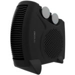 Cecotec ReadyWarm 2000 Max Dual Black | Fan heater | 2000 W | Number of power levels 3 | Suitable for rooms up to 20 m&sup2; | Black