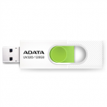 ADATA | USB Flash Drive | UV320 | 128 GB | USB 3.2 Gen1 | White/Green