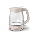 TEFAL Kettle | KO2G0BE0 | 2000 W | Electric | 1.7 L | Glass | 360&deg; rotational base | Grey/Transparent