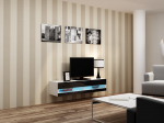 TV stand  VIGO NEW 30/140/40 white/black gloss