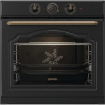 Gorenje | Oven | BOS67371CLB | 77 L | Multifunctional | EcoClean | Mechanical control | Steam function | Height 59.5 cm | Width