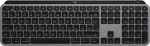 Logitech Master MX Keys S for Mac keyboard Office RF Wireless + Bluetooth QWERTY US International Aluminium, Black