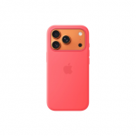 Apple iPhone 17 Pro Silicone Case with MagSafe &ndash; Bright Guava | Apple
