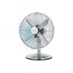 Cecotec EnergySilence 620 RetroDesk | Desktop Fan | Table Fan | 40 W | Diameter 30 cm | Number of speeds 3 | Oscillation | Silve