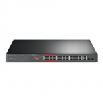 TP-LINK 24-Port 10/100Mbps + 2-Port Gigabit Unmanaged PoE+ Switch