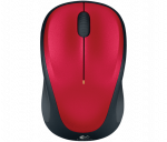 LOGITECH M235 Mouse optical wireless 2.4 GHz USB wireless receiver red