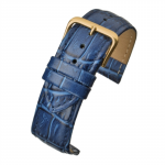 Laikrodžio dirželis LBS Blue Padded Croc Grain R630S.05(CR)26.Y