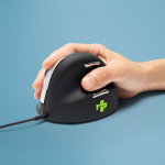 R-Go Mouse HE ergonomic right USB medium black retail