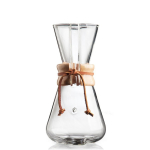 Klasikinis kavos aparatas + 3 &bdquo;Chemex&ldquo; puodeliai