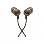Marley Wired Earbuds | Smile Jamaica | Built-in microphone | USB Type-C | Brass