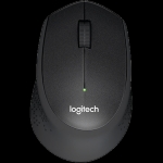LOGITECH B330 Silent Plus Mouse optical 3 buttons wireless 2.4 GHz USB wireless receiver