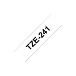 BROTHER TZE241 18 BLACK ON WHITE