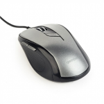 GEMBIRD MUS-6B-01-BG optical mouse 1600DPI USB Black spacegrey