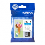 BROTHER LC3213C HIGH YIELD CYAN INK CARTRIDGE - 400 PAGES