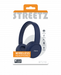 BT210 Bluetooth ausinės STREETZ, sulankstomos, mėlynos, su mikrofonu / BT210-BLU / 6612093