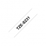 BROTHER TZES231 12 BLACK ON WHITE STR