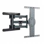 Gembird | Wall mount | WM-80STR-01 | Tilt, swivel, rotate | 40-80 " | Maximum weight (capacity) 50 kg | Black