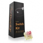 Ducky TTC Gold Pink Switch, mechanical, 3-pin, linear, MX-Stem, 37g - 110 pieces