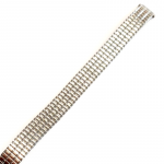 Metalinė tampoma laikrodžio apyrankė M-SILVER-131-LADY