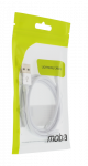 Kabelis MOB:A USB-A - Lightning 2.4A, 1m, baltas / 383203