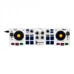 Hercules DJControl Control MIX Bluetooth Pour Smartphone et tablettes Android e 2 channels Black, White, Yellow