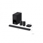 Sony | HT-S40R 5.1ch Home Cinema Soundbar with Wireless Rear Speakers | Black | No | USB port | Wi-Fi | Bluetooth | Wireless con