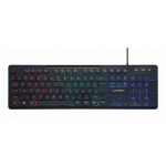 Gembird | "Rainbow" Backlight Multimedia Keyboard | KB-UML-02 | Keyboard | Wired | US | N/A | Black