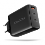 AXAGON GaN wallcharger, 3x port (USB-A + 2x USB-C), PD3.0/PPS/QC4+/SFC2.0/AFC/SCP/FCP/Apple, 100W | ACU-DPQ100