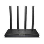 TP-LINK Archer C6U wireless router Dual-band (2.4 GHz / 5 GHz) Gigabit Ethernet Black