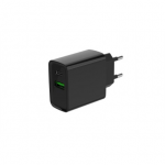 Gembird 2-port 20W USB Fast Charger | TA-UC-PDQC20-01-BK