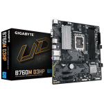 GIGABYTE B760M D3HP Motherboard - Intel Core 14th Gen CPUs, 4+1+1 Phases VRM, up to 5600MHz DDR5, 2xPCIe 4.0 M.2, GbE LAN, USB